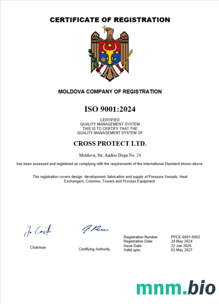 Mołdawia business registration vcertyfikat Word i szablon PDF
